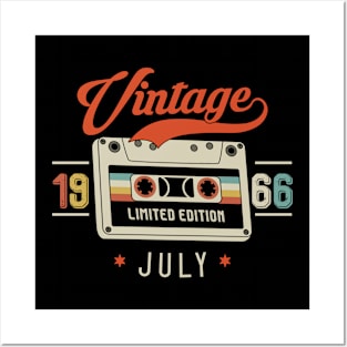 July 1966 - Limited Edition - Vintage Style Posters and Art